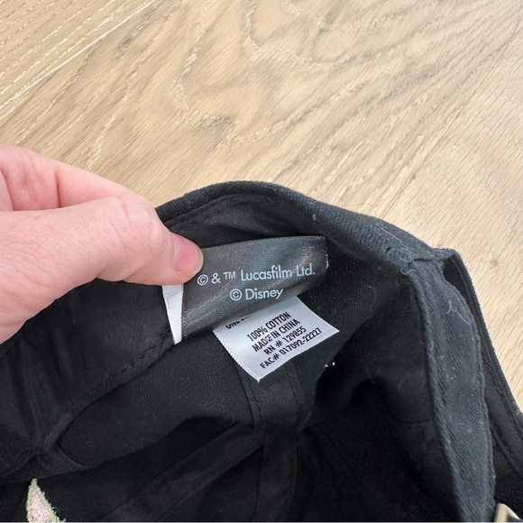 Baby Yoda Hat Embroidered Walt Disney World Black Dad Hat Baseball Cap Star Wars - Picture 8 of 11